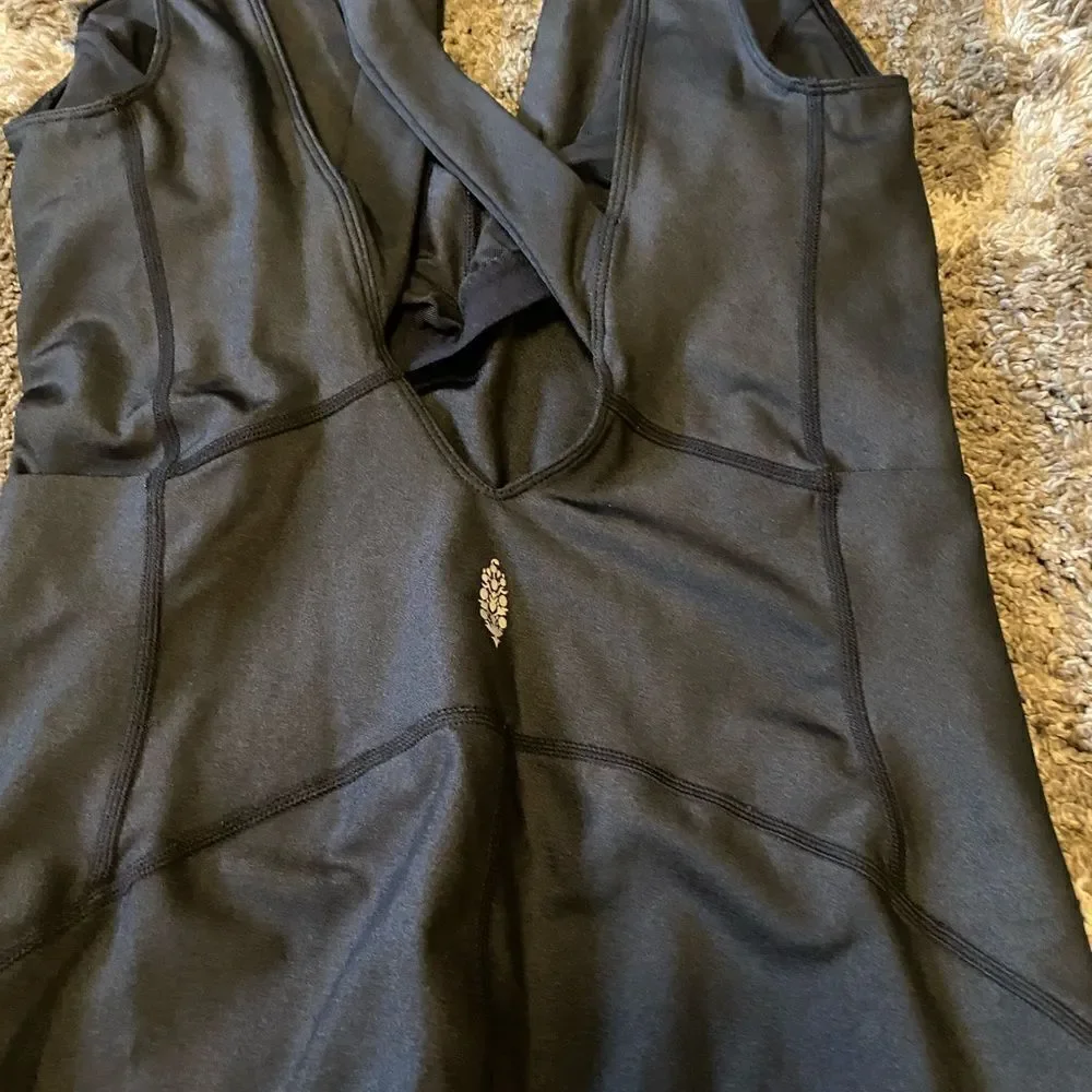 Free People Cool Running Onesie Black jumpsuit one piece
